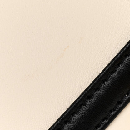 Valentino Garavani Nappa Large Roman Stud Shoulder Bag Ivory Black 11 of 11