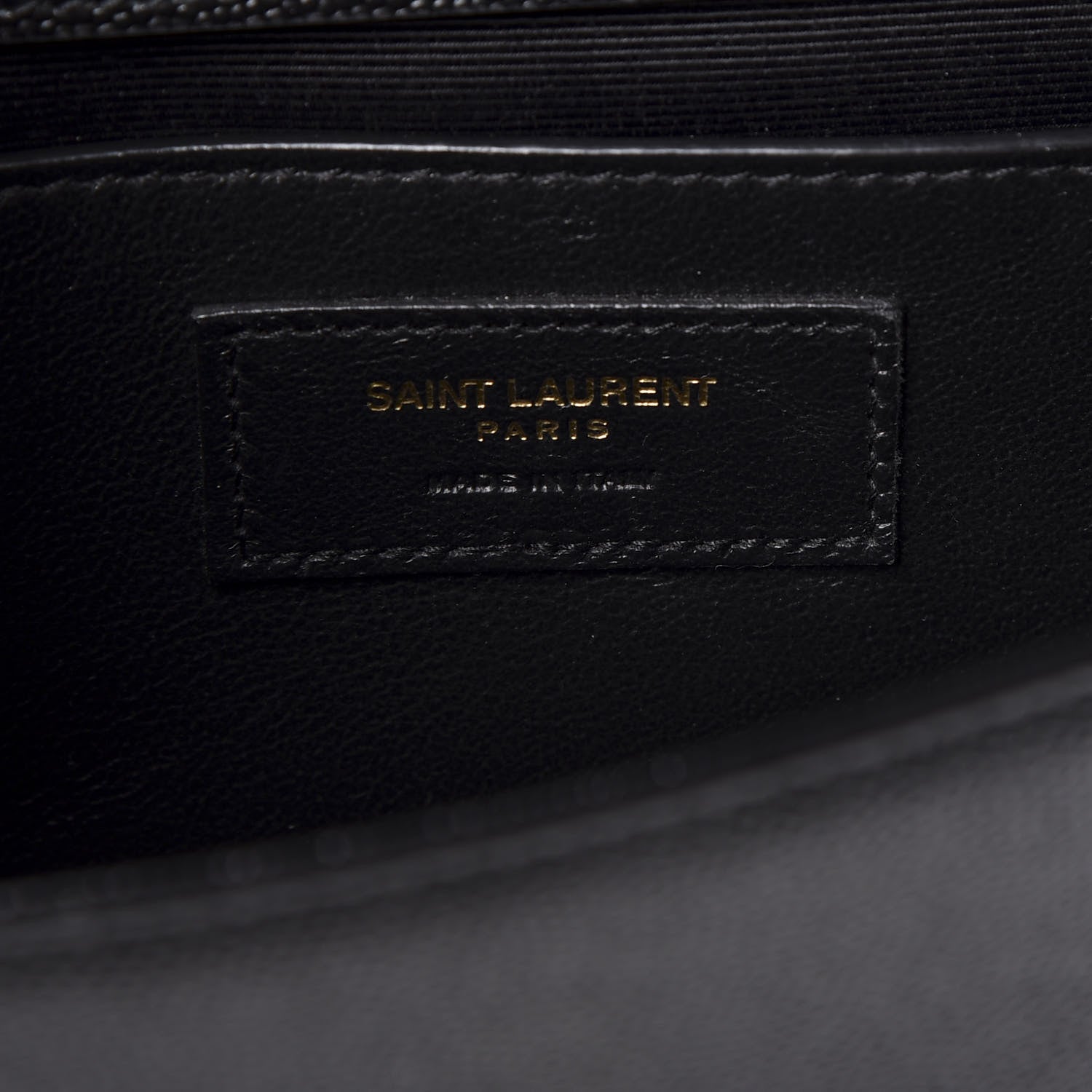 Saint Laurent Grain De Poudre Small Monogram Kate Satchel Black 7 of 9