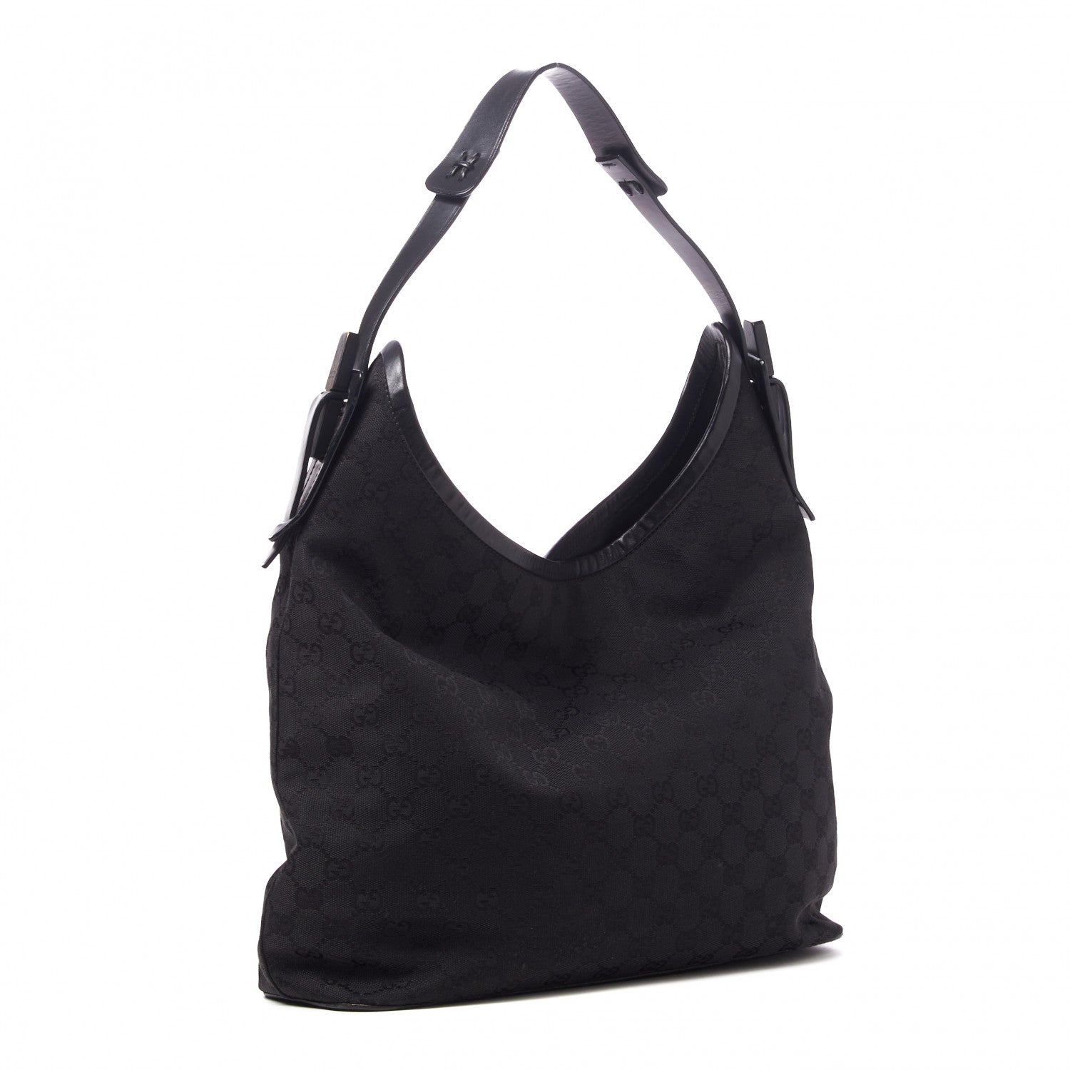 Gucci Monogram Small Hobo Black 2 of 8