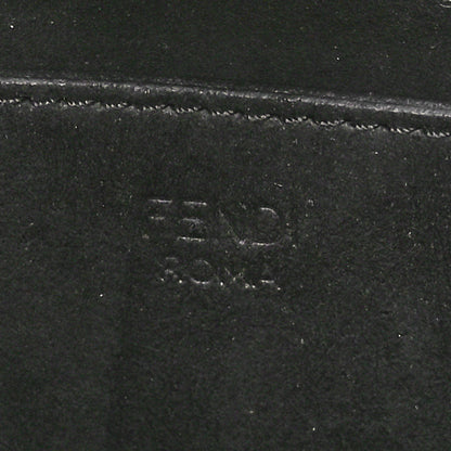 Fendi Vitello King Plexiglass Logo Embossed Small Fendi Sunshine Shopper Tote Black 6 of 10