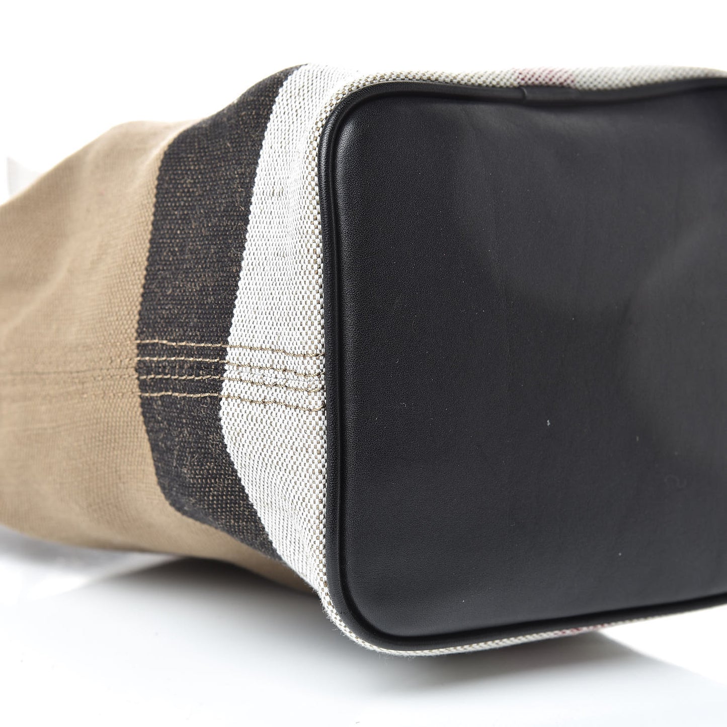 Canvas Mega Check Mini Ashby Tassel Crossbody Black