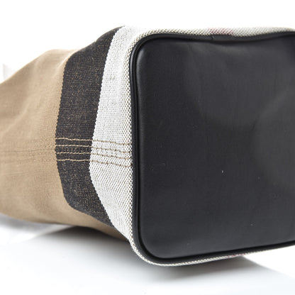Burberry Canvas Mega Check Mini Ashby Tassel Crossbody Black 8 of 11