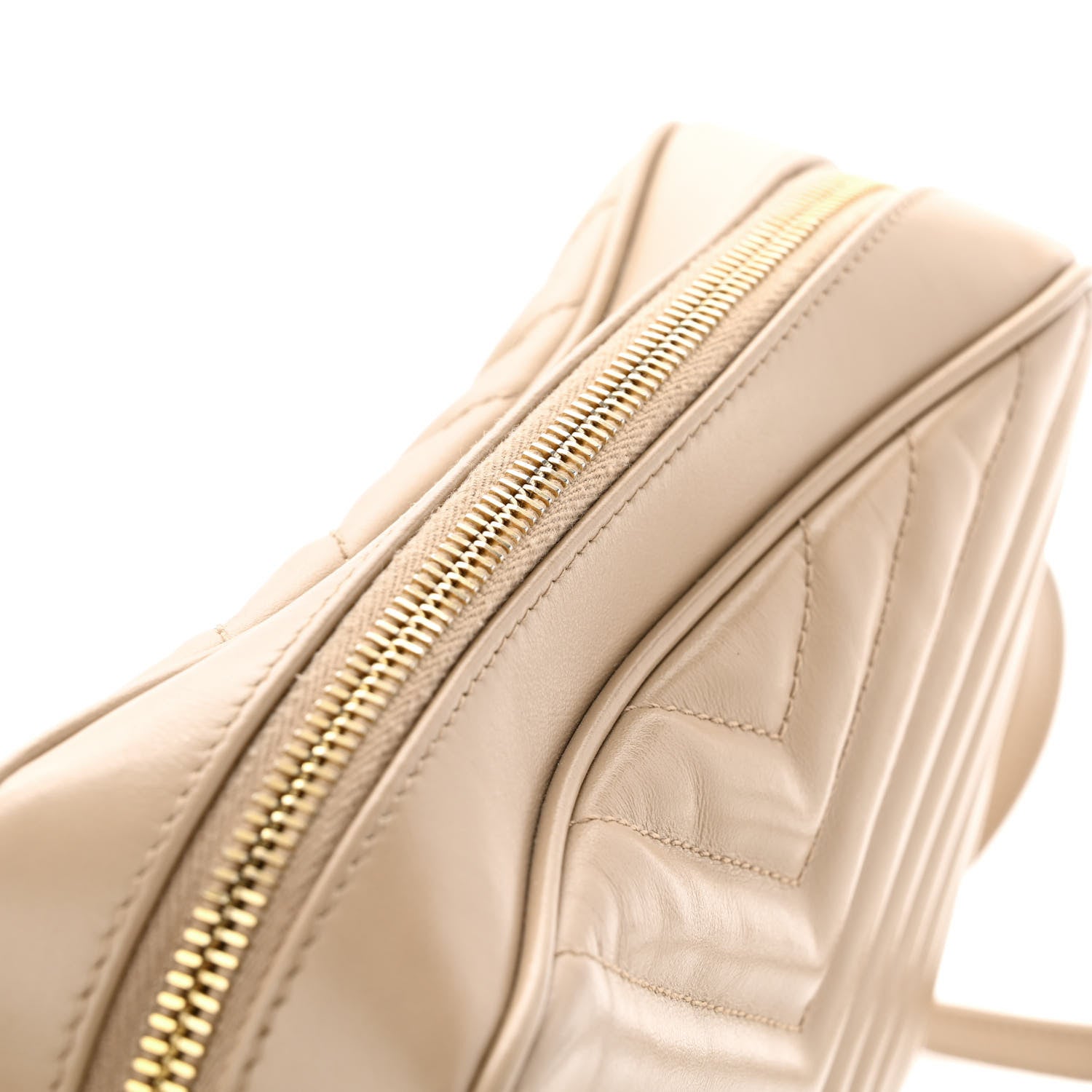 Saint Laurent Calfskin Matelasse Monogram Lou Camera Bag Nude Powder 15 of 18