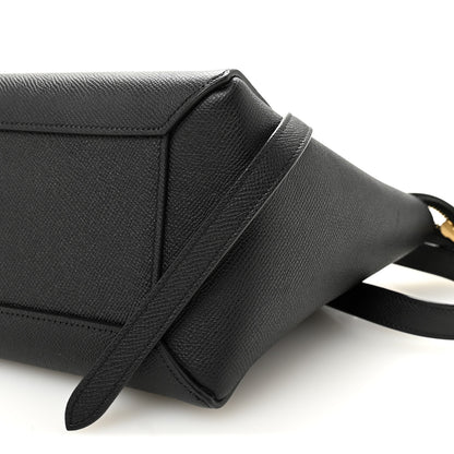 Celine Grained Calfskin Mini Belt Bag Black 10 of 10