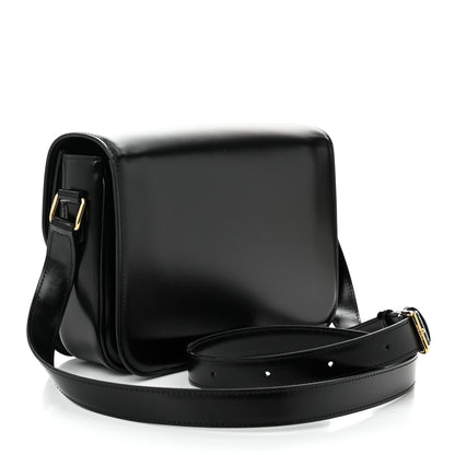 Celine Shiny Calfskin Medium Triomphe Black 3 of 10