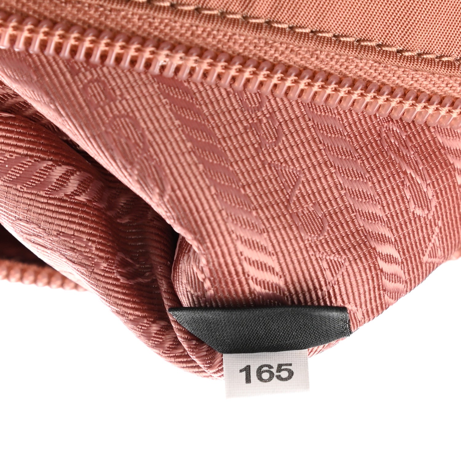 Prada Tessuto Nylon Saffiano Wristlet Papaya 8 of 8