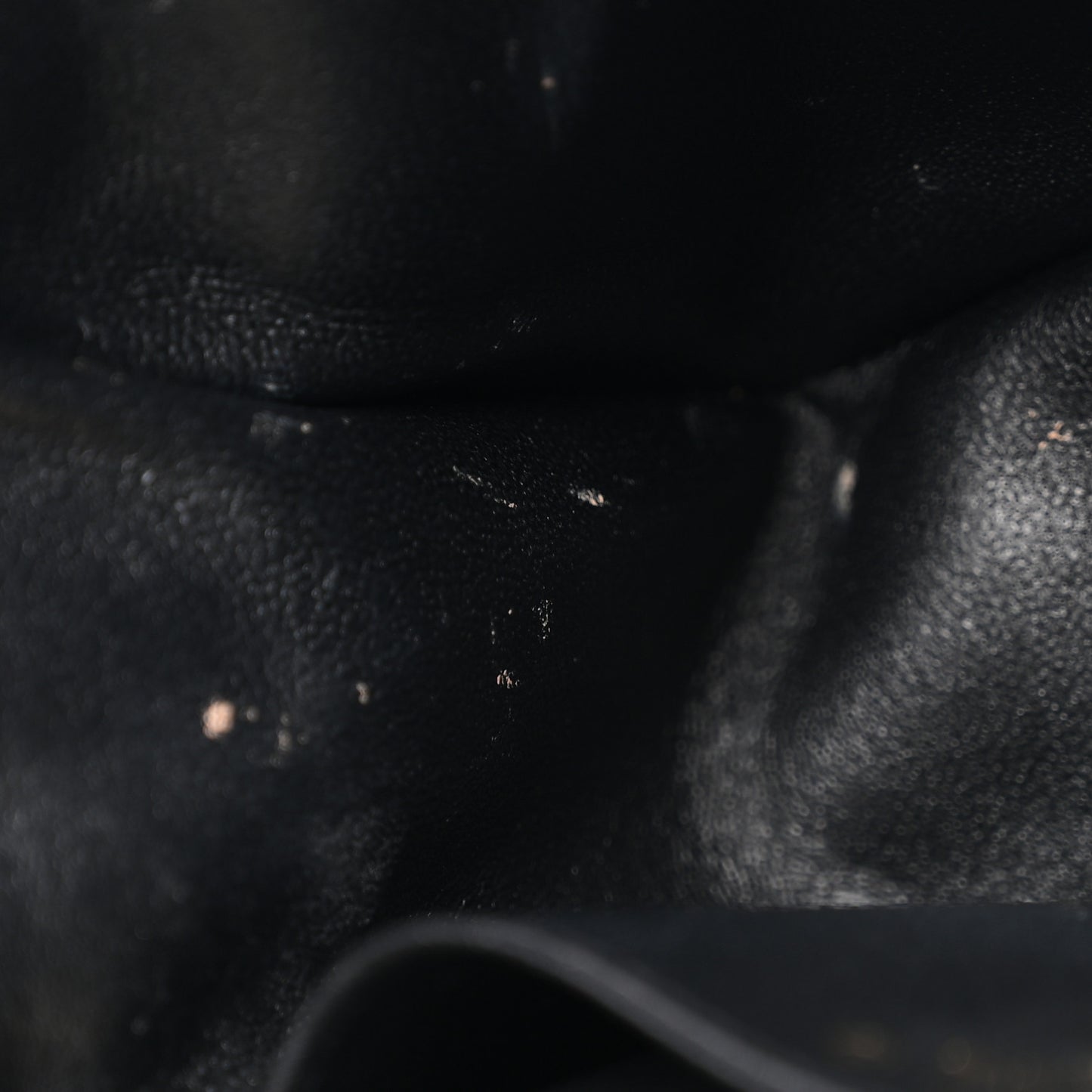 Lambskin Quilted Mini Square Flap Black
