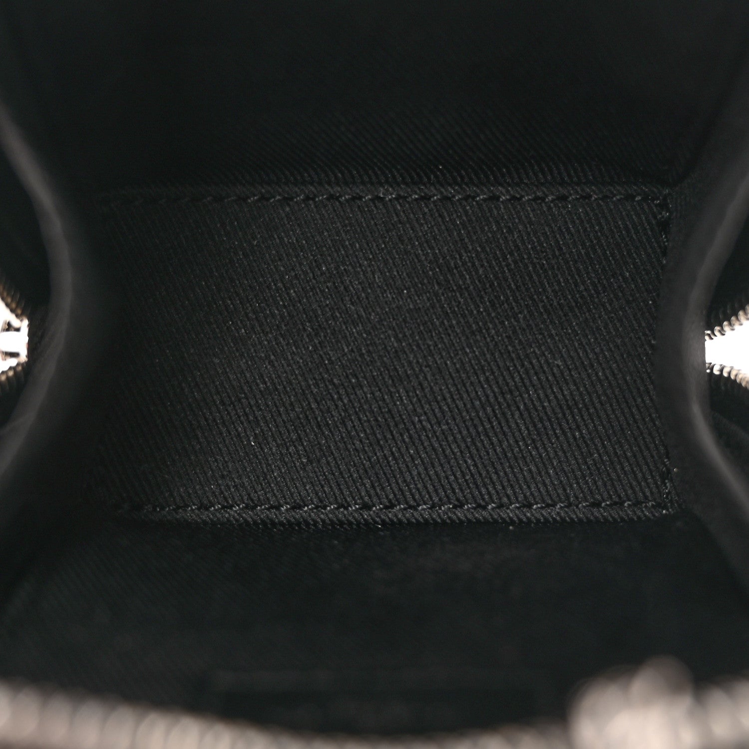 Louis Vuitton Monogram Taurillon Soft Trunk Backpack Pouch Bag Charm Key Ring Silver 3 of 5