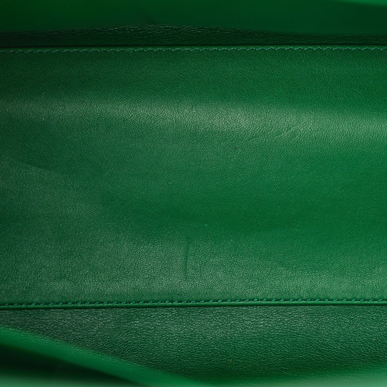 Christian Dior Grained Calfskin Diorever Flap Green 9 of 15