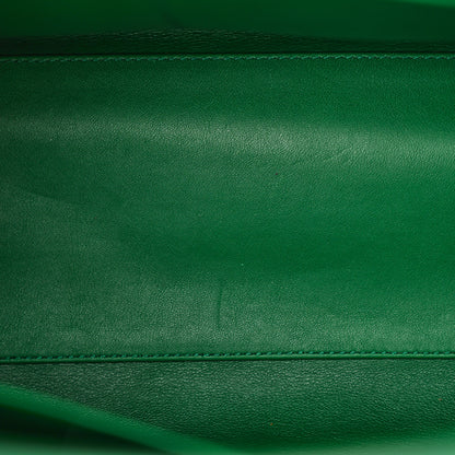 Christian Dior Grained Calfskin Diorever Flap Green 9 of 15