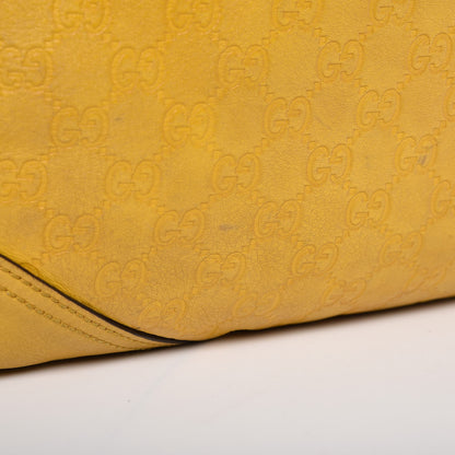 Gucci Guccissima Medium New Britt Hobo Yellow 20 of 26