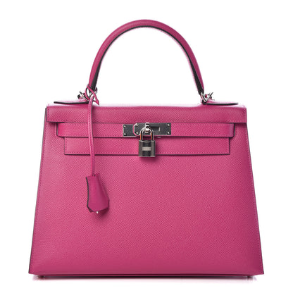 Hermes Epsom Kelly Sellier 28 Rose Pourpre 1 of 36