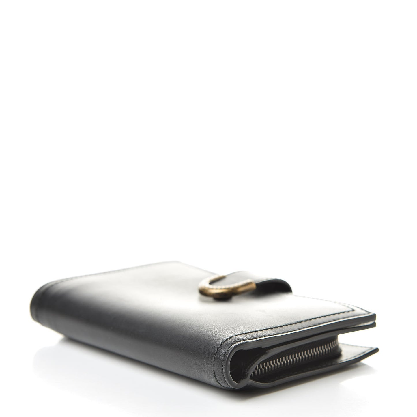 Nappa Continental Wallet Black