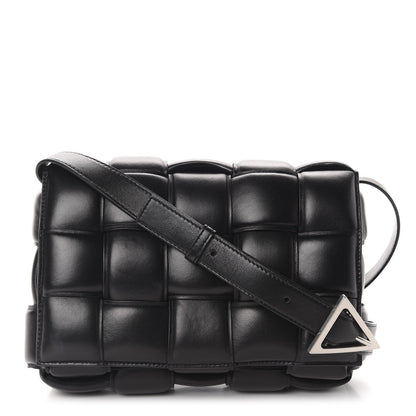Bottega Veneta Nappa Maxi Intreccio Padded Cassette Crossbody Bag Black 1 of 9