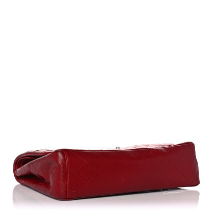 Chanel Caviar Quilted Maxi Double Flap Red 4 of 11