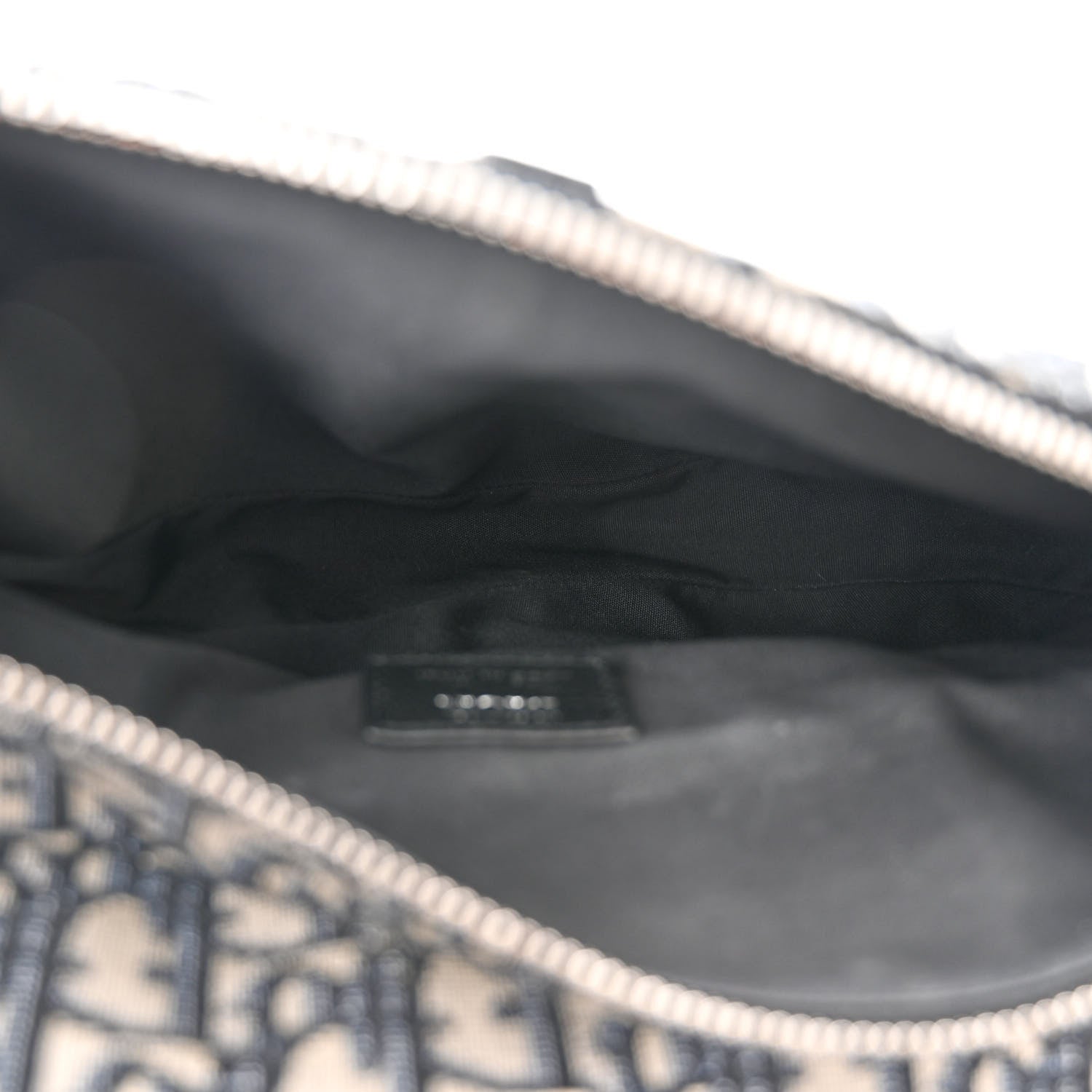 Christian Dior Oblique Mens Saddle Bag Black 5 of 12