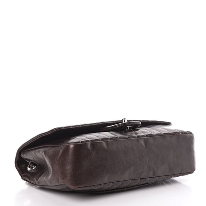 Chanel Lambskin Vertical Quilted Medium Single Flap Brown 4 of 11