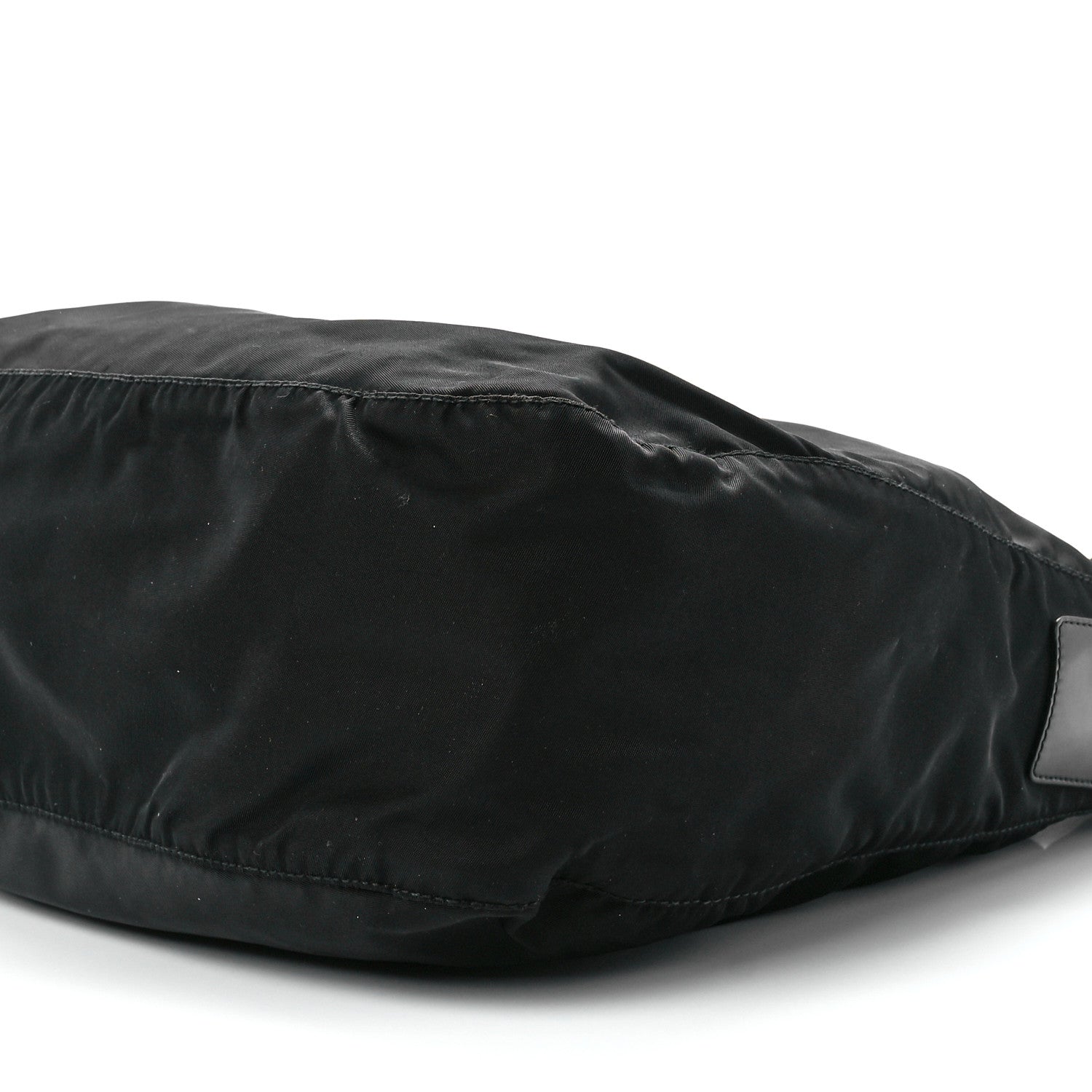 Prada Nylon Flat Messenger Bag Black 9 of 11