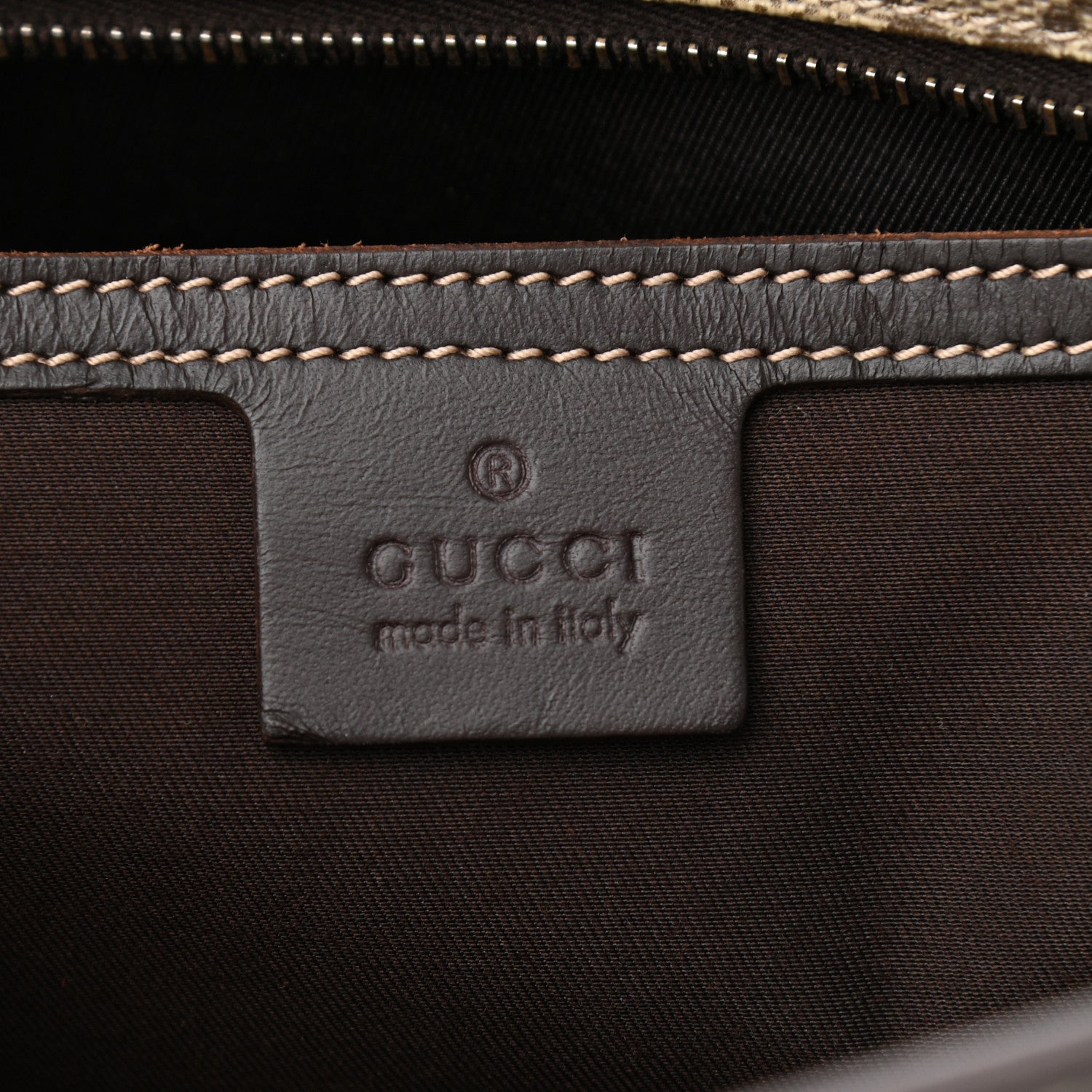 Gucci GG Supreme Monogram Small Joy Tote Dark Brown 6 of 10