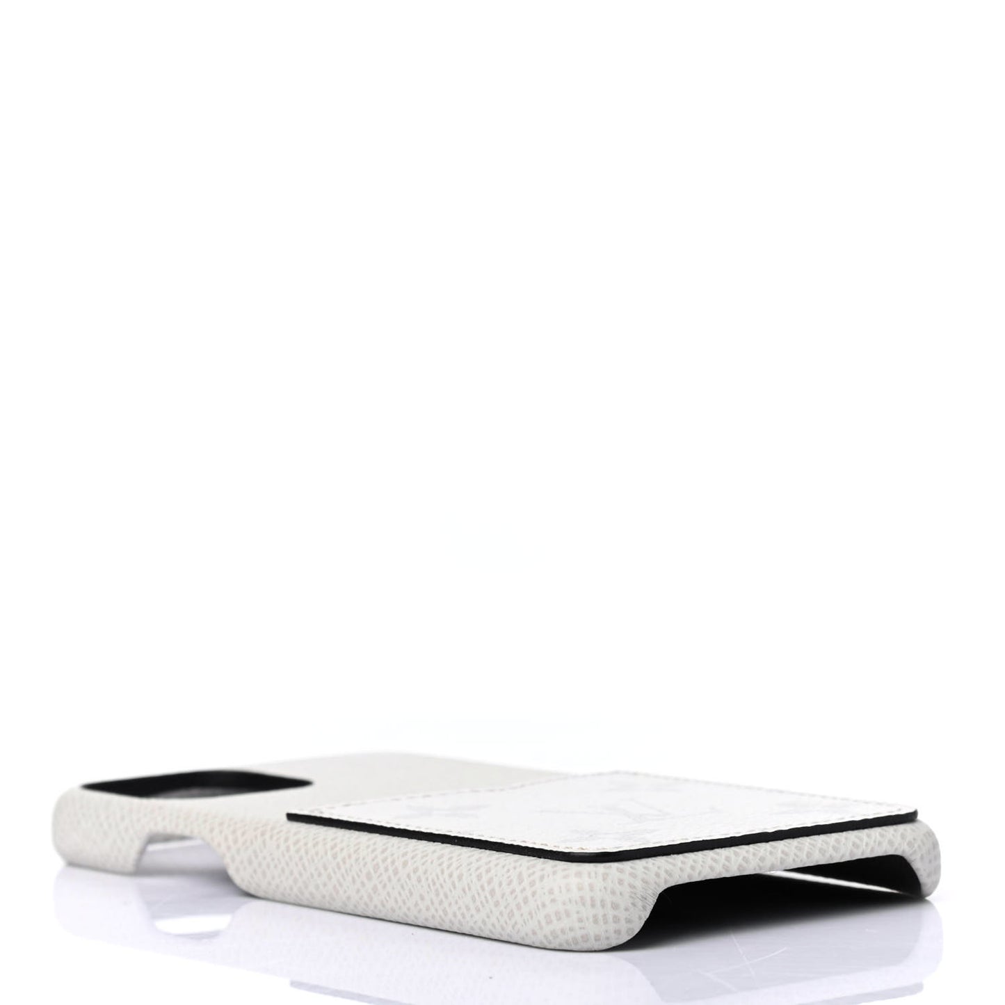 Monogram Taiga iPhone 11 Pro Bumper White