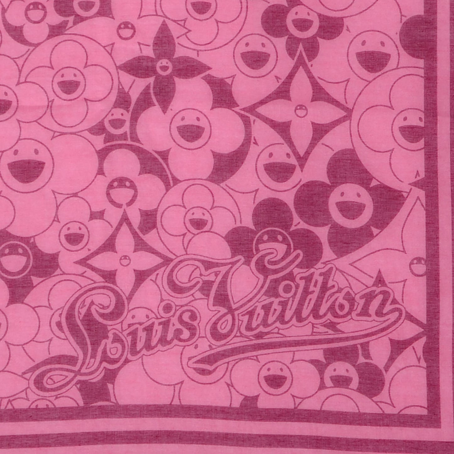 Cotton Cosmic Blossom Bandana Pink