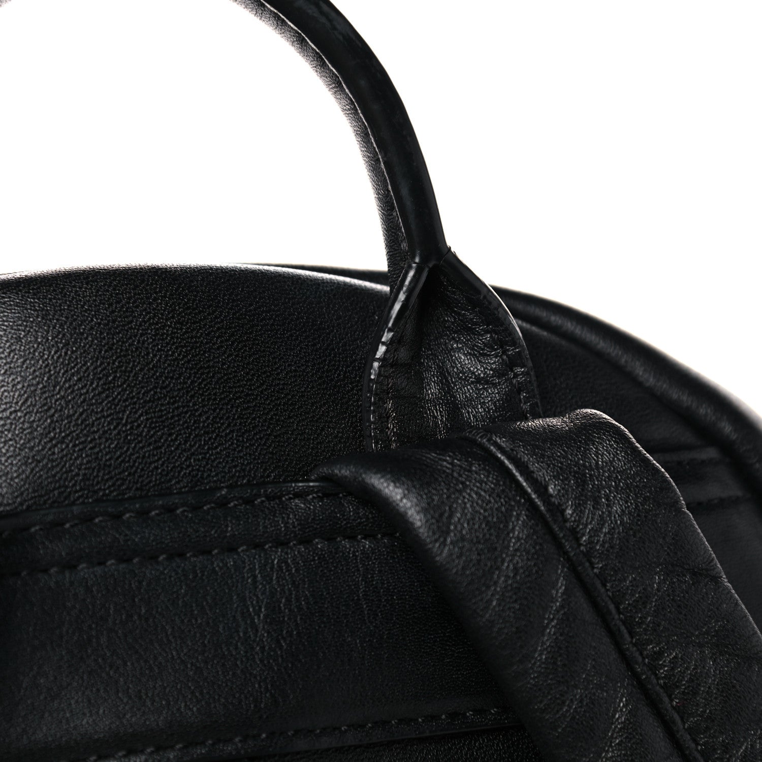 MCM Calfskin Medium Studded Backpack Black 15 of 15