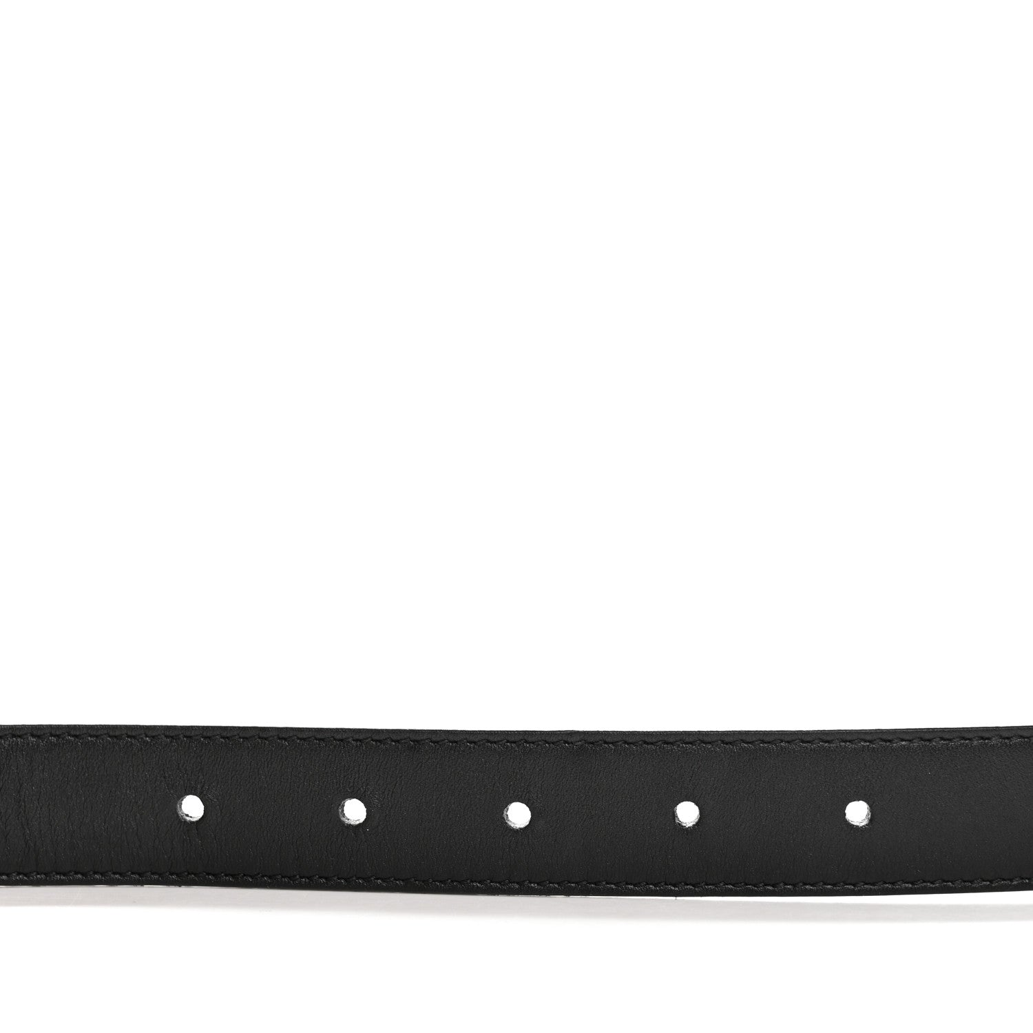 Gucci Moon Calfskin Torchon Double G 25mm Belt 80 32 Black 5 of 6