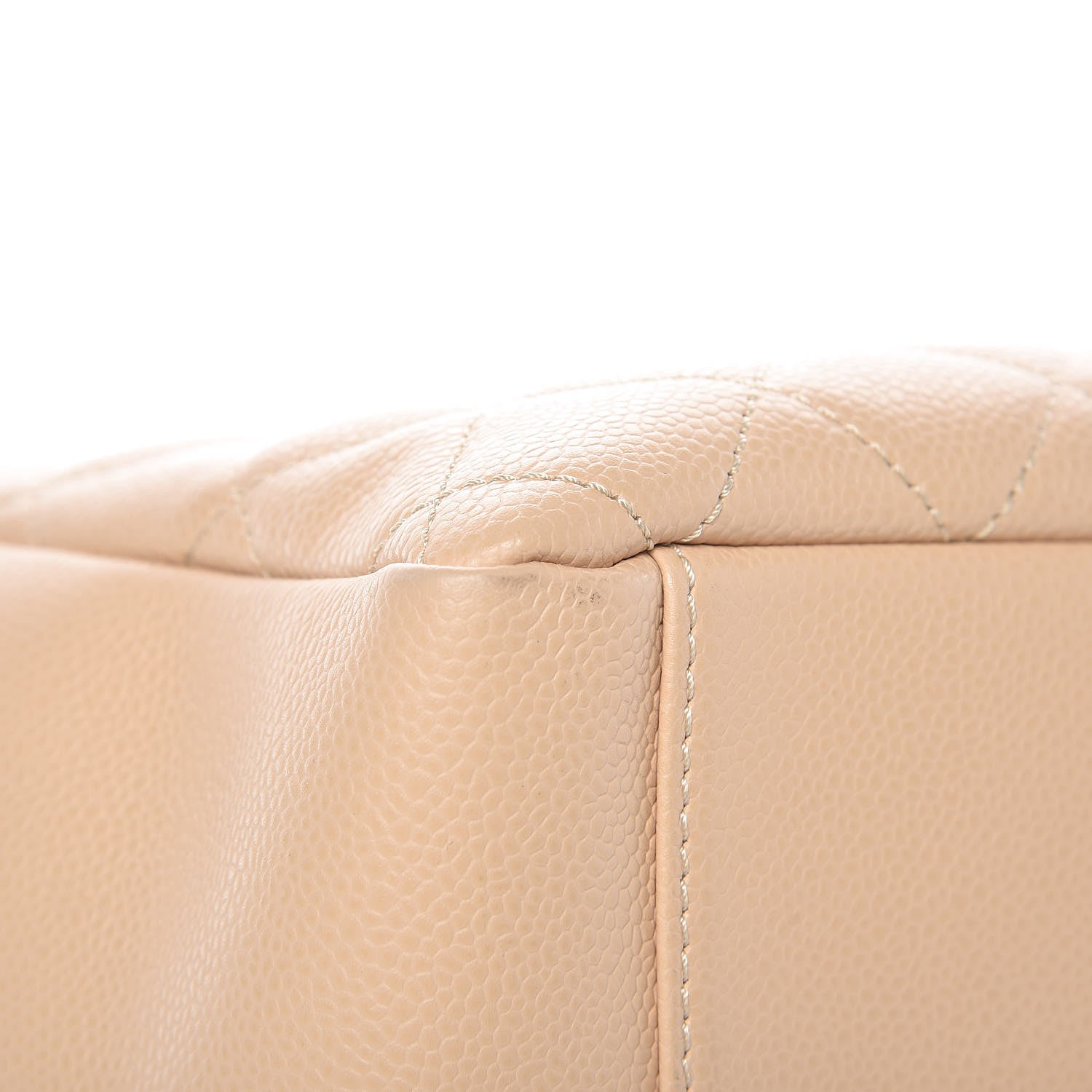 Chanel Caviar Quilted Grand Shopping Tote GST Beige Clair 12 of 15