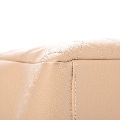 Chanel Caviar Quilted Grand Shopping Tote GST Beige Clair 12 of 15