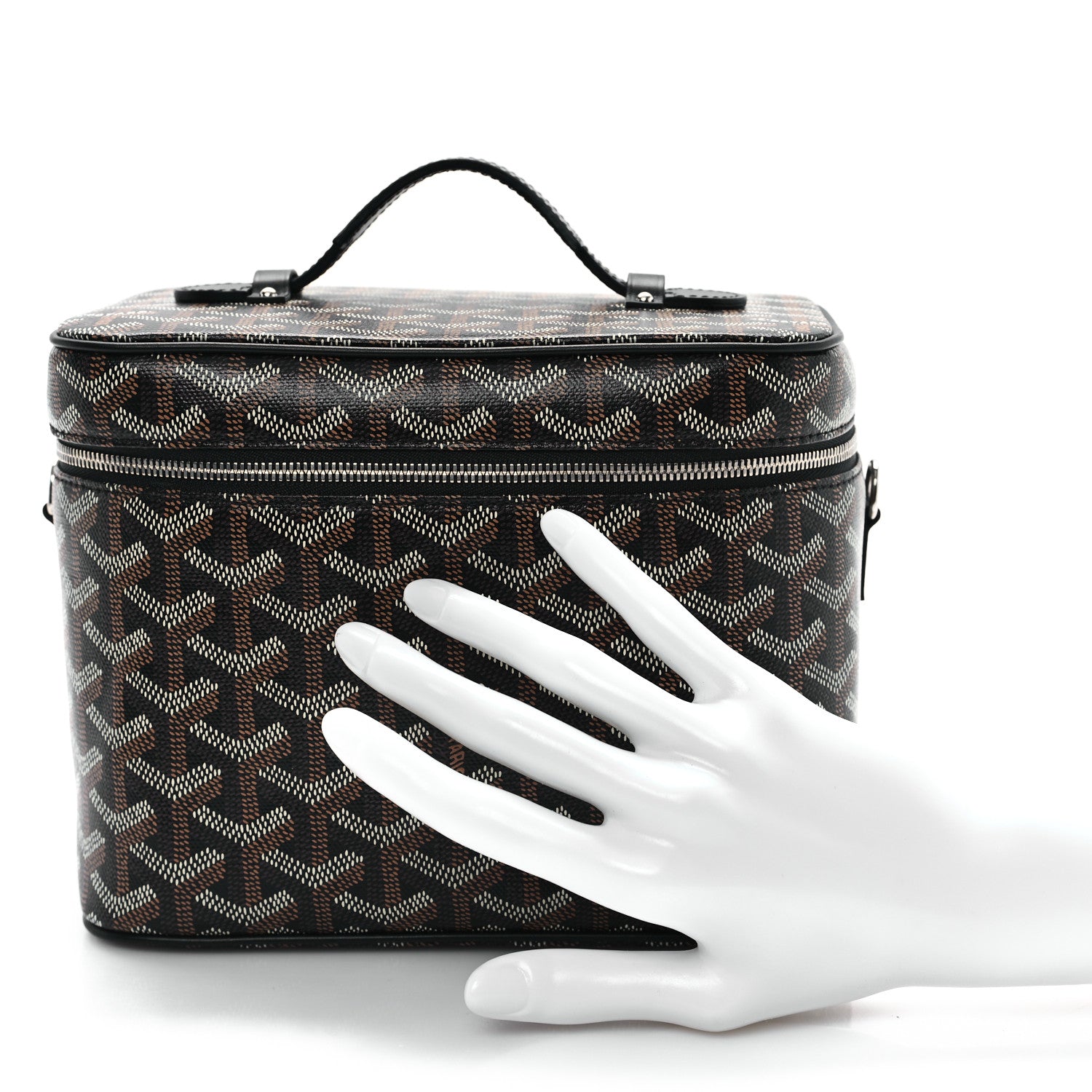 Goyard Goyardine Muse Vanity Case Black 2 of 10