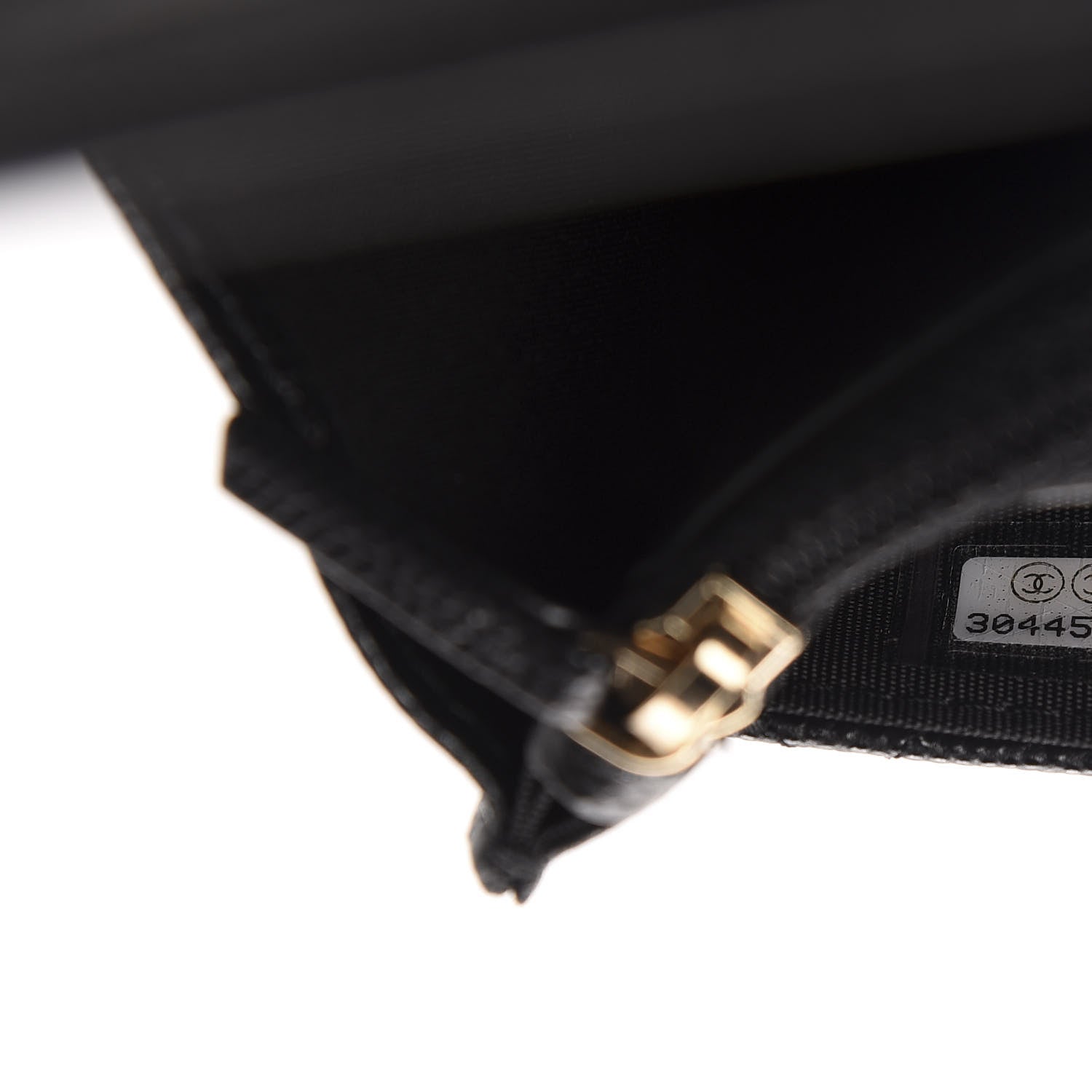 Chanel Caviar Quilted French New Wave Chain CC Wallet On Chain WOC Black 10 of 12
