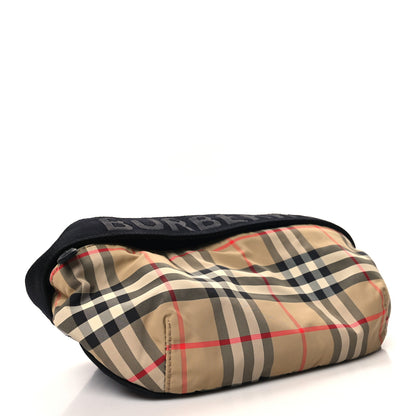 Burberry Nylon Vintage Check Sonny Bum Bag Archive Beige Black 4 of 9