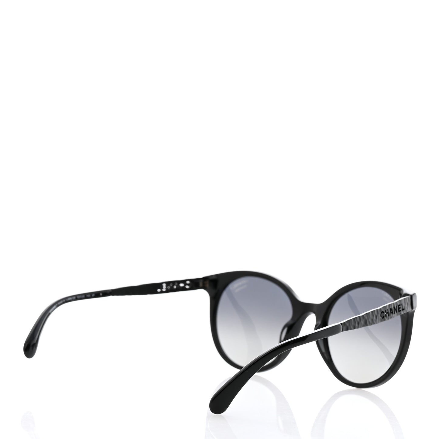 Acetate Metal Polarized Pantos Sunglasses 5440-A Black