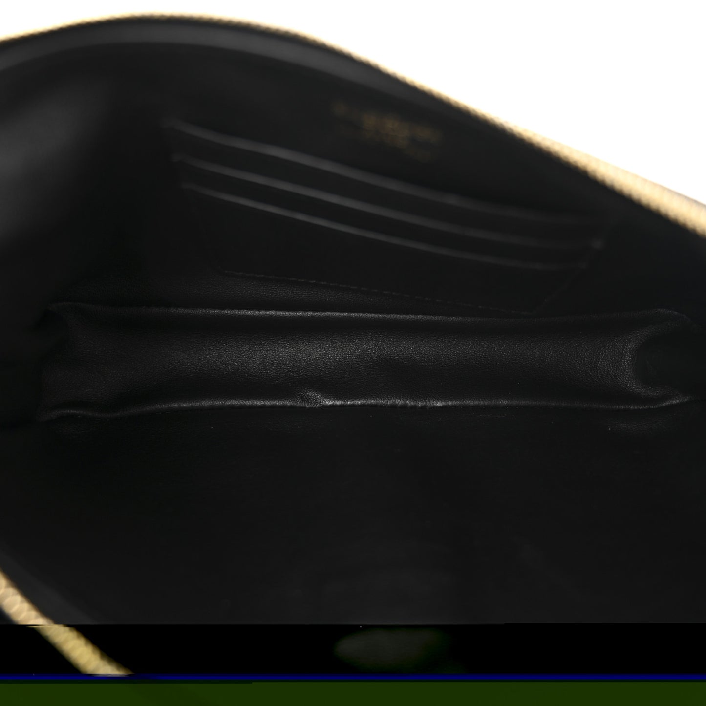 Natural Smooth Calfskin Rodeo Sling Pochette Black