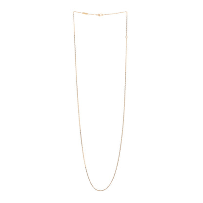 Van Cleef & Arpels 18K Yellow Gold Trace Chain Necklace 70cm 3 of 5