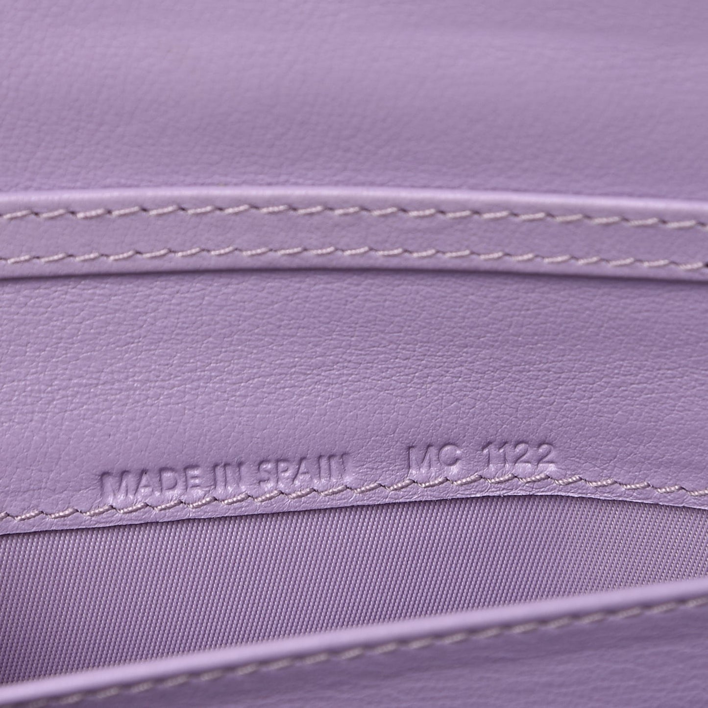 Patent Cannage Rendez-vous Chain Wallet Purple