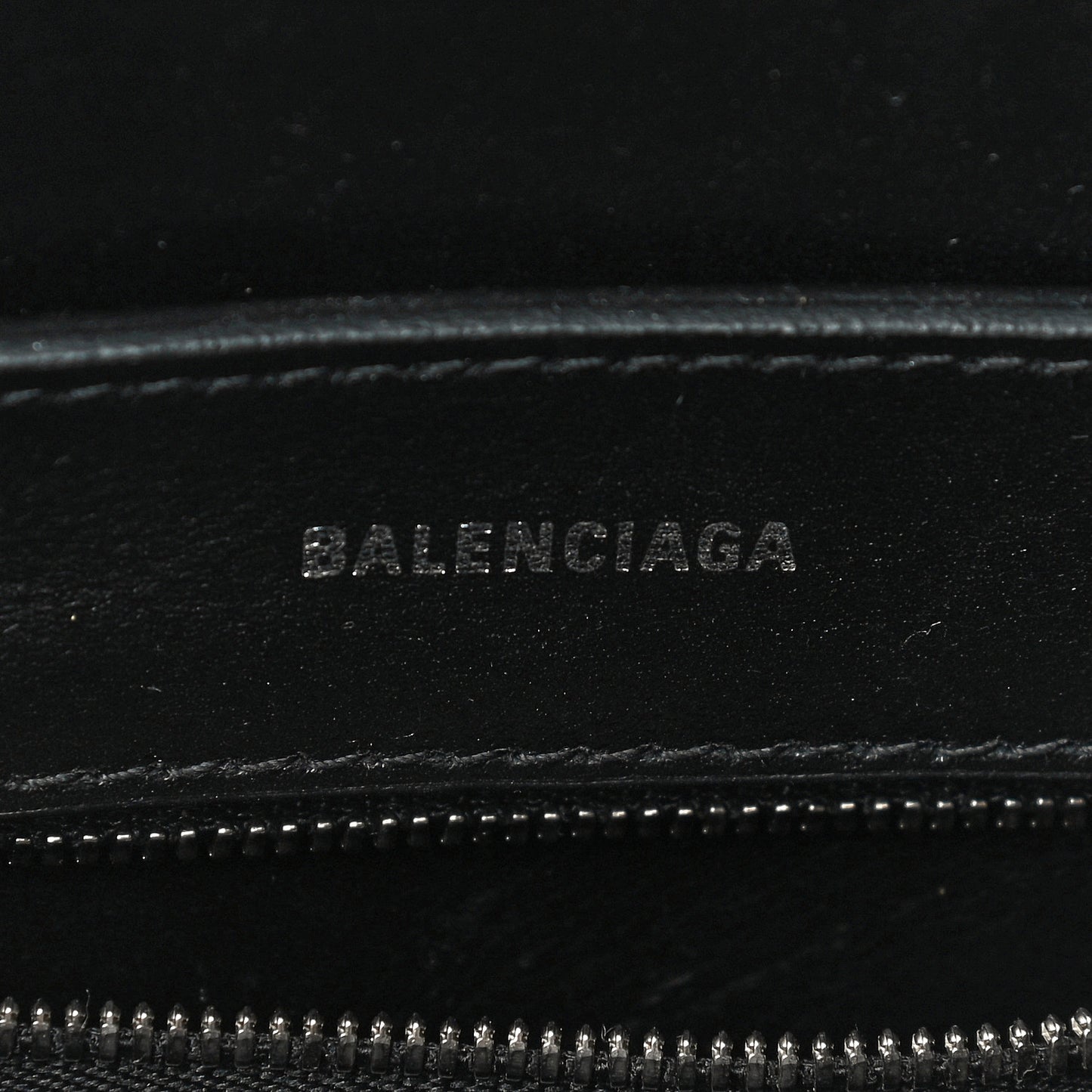Glitter Calfskin XXS Everyday Tote Silver