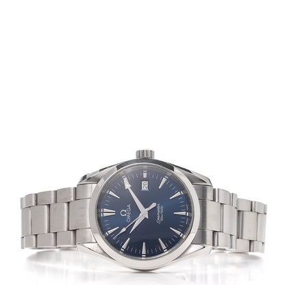 Omega Stainless Steel 36mm Seamaster Aqua Terra Quartz Watch Blue 2518.80 2 of 5