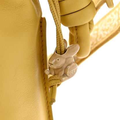 Loewe Calfskin Monochrome Flamenco Knot Clutch Pale Yellow Glaze 11 of 11