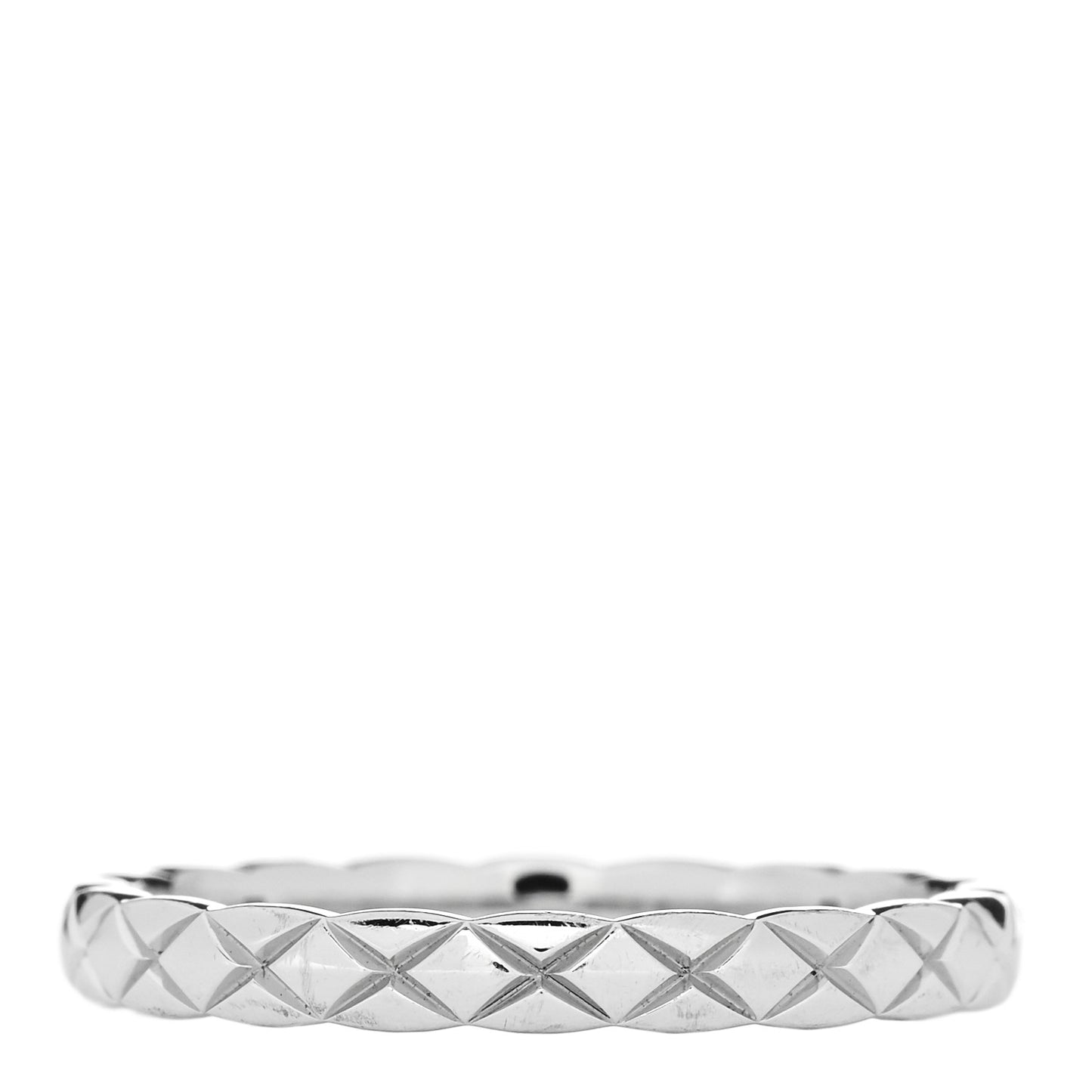 Platinum Mini Coco Crush Ring 59 8.75