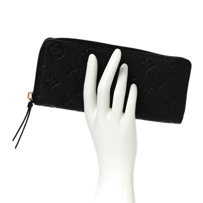 Louis Vuitton Empreinte Clemence Wallet Black 2 of 12