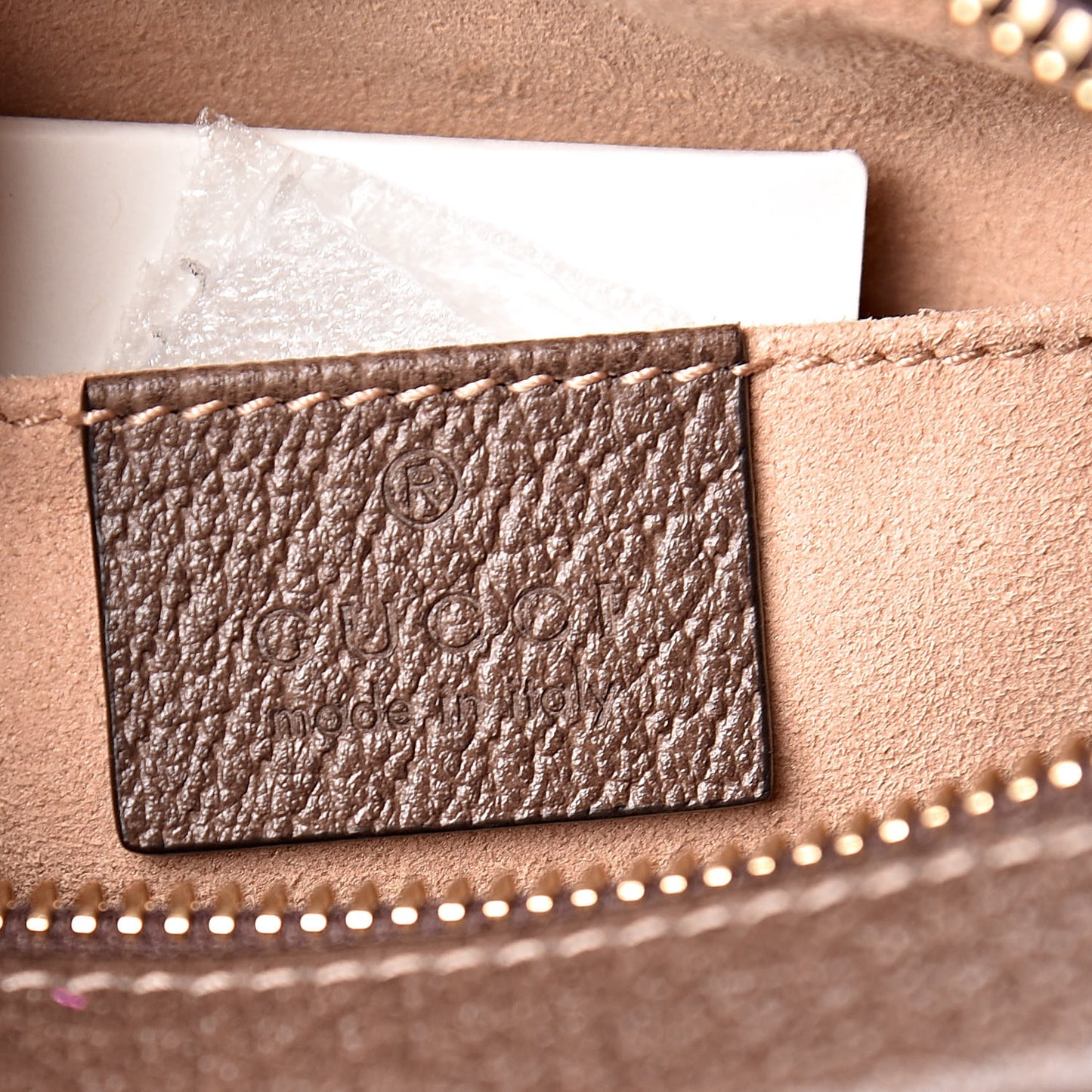 GG Supreme Monogram Web Mini Ophidia Shoulder Bag Brown