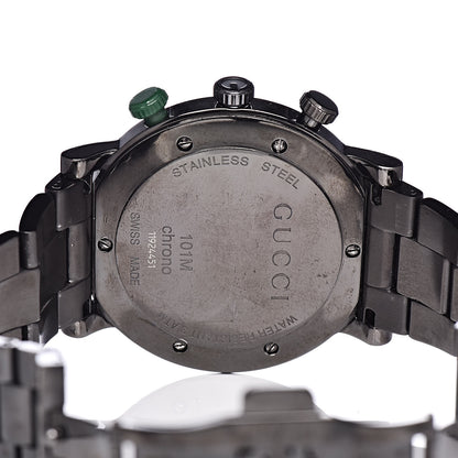 Gucci PVD Stainless Steel 44mm 101M G-Chrono Quartz Watch Black 6 of 8