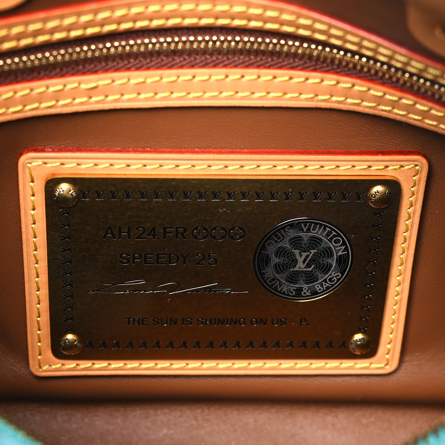 Louis Vuitton Calfskin Monogram Speedy P9 Bandouliere 25 Turquoise 8 of 10