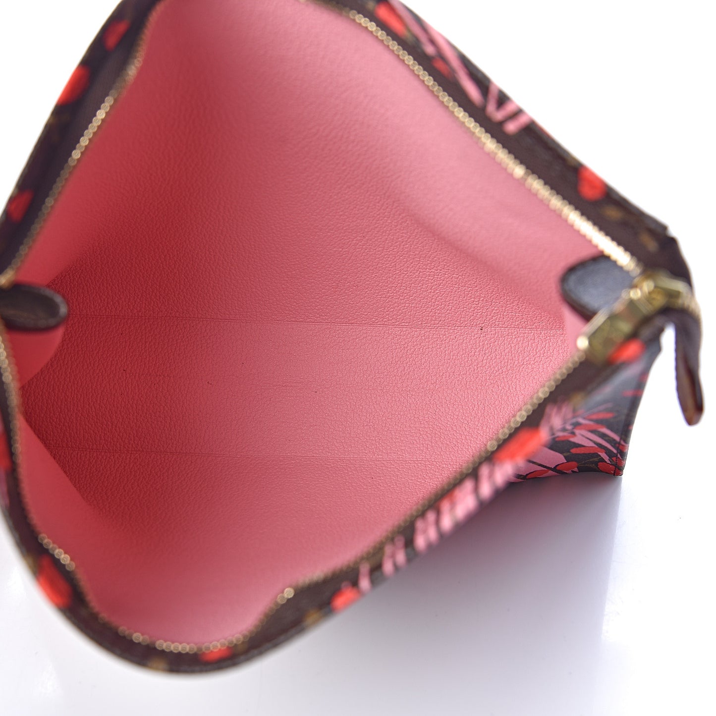 Monogram Jungle Dots Toiletry Pouch 26 Sugar Pink Poppy