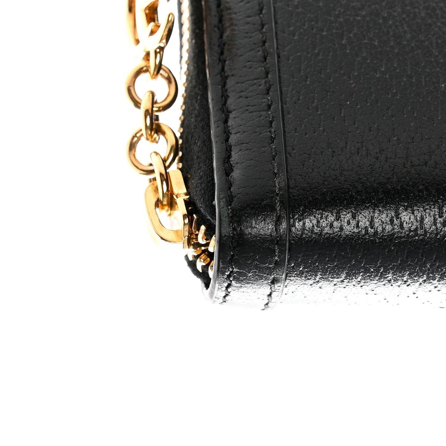 Gucci Calfskin Web Ophidia Zip Around Wallet Black 8 of 11