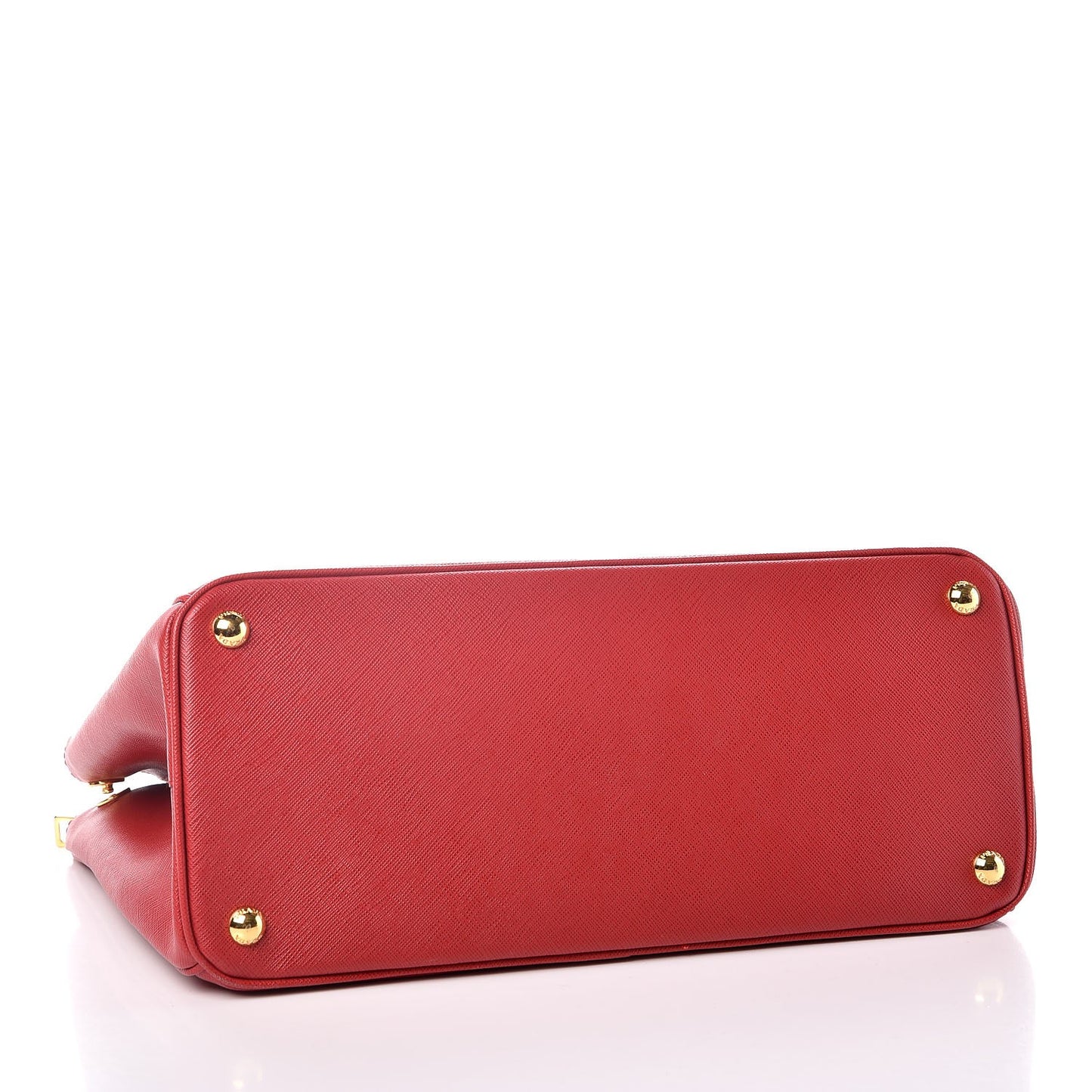 Saffiano Medium Galleria Double Zip Tote Fuoco