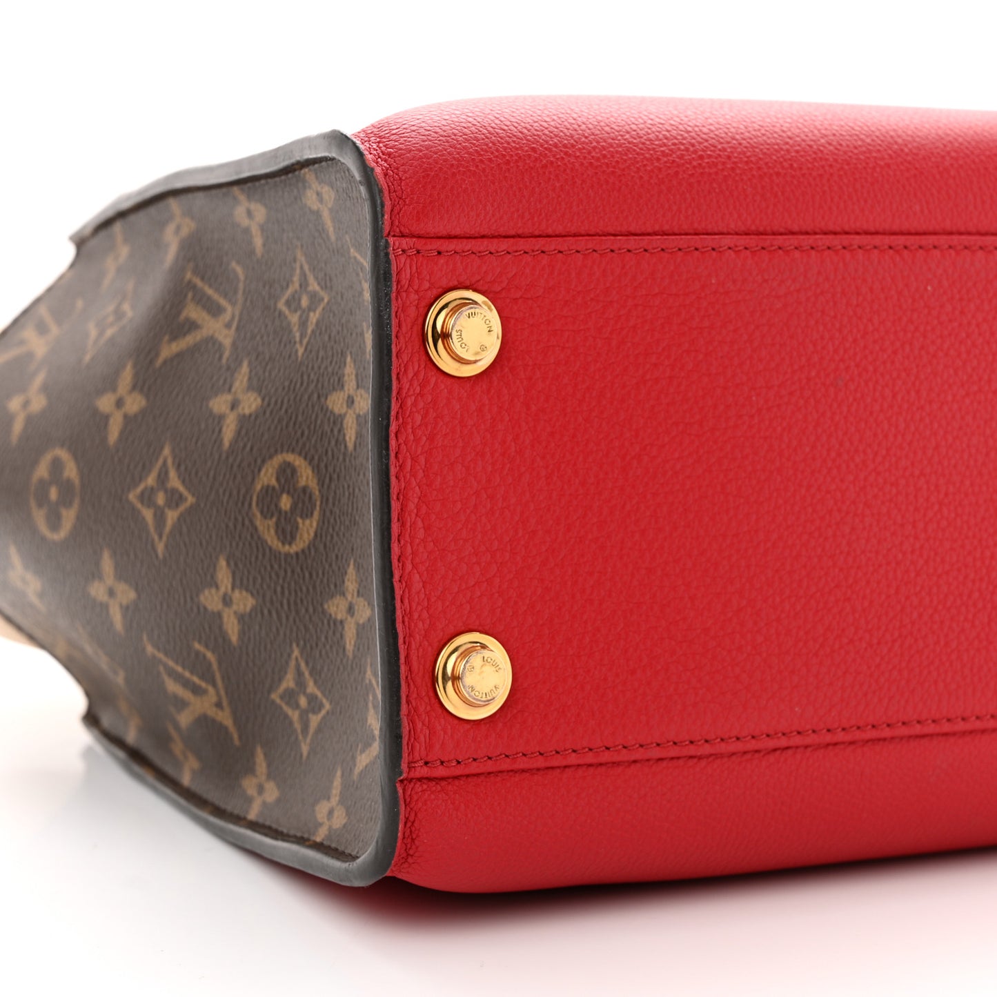 Calfskin Monogram On My Side Pirate Red