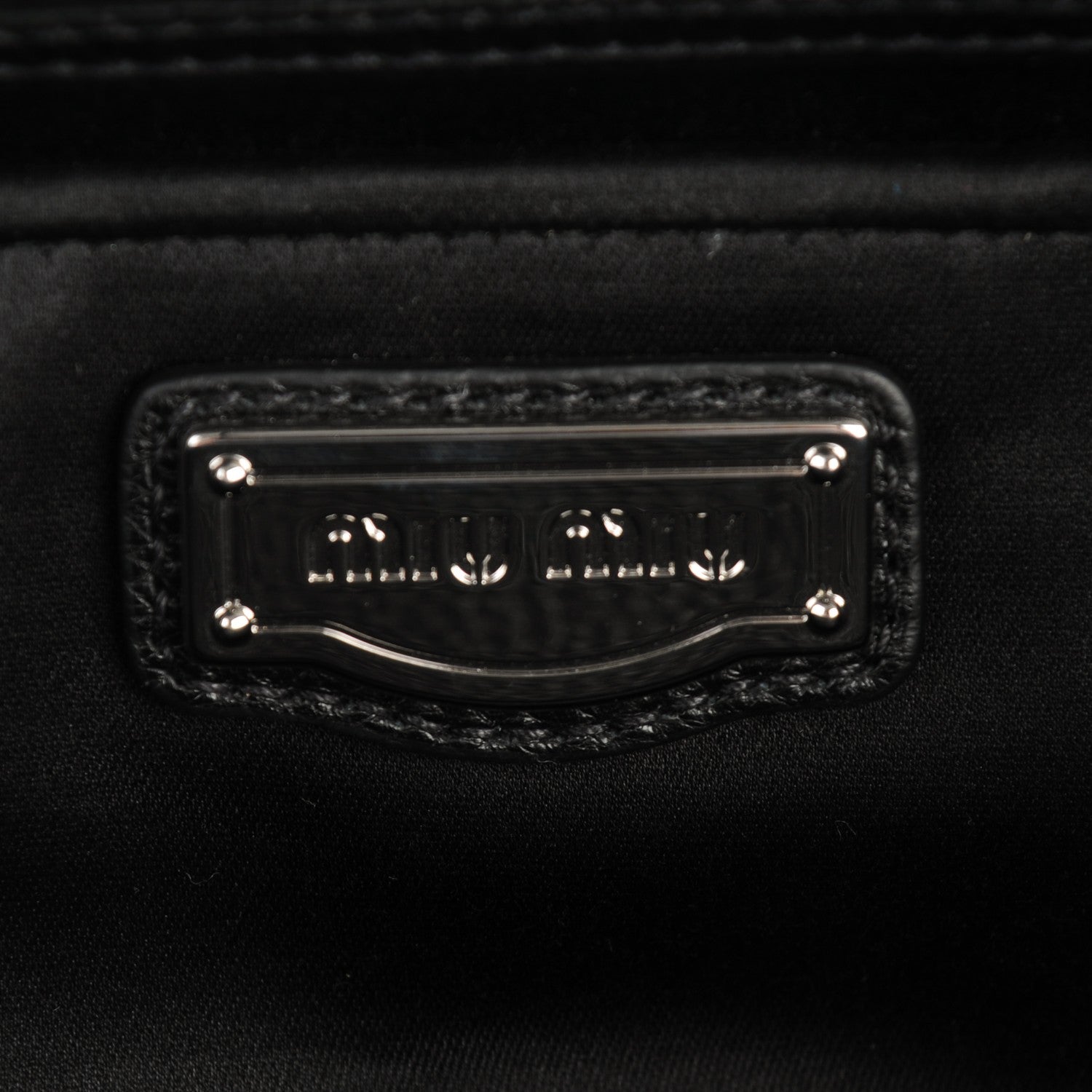Miu Miu Vitello Phenix Tote Nero Black 6 of 7