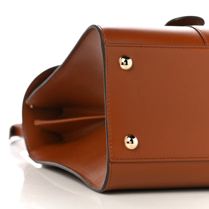 Delvaux Grained Calfskin PM Brillant Satchel Natural 9 of 10
